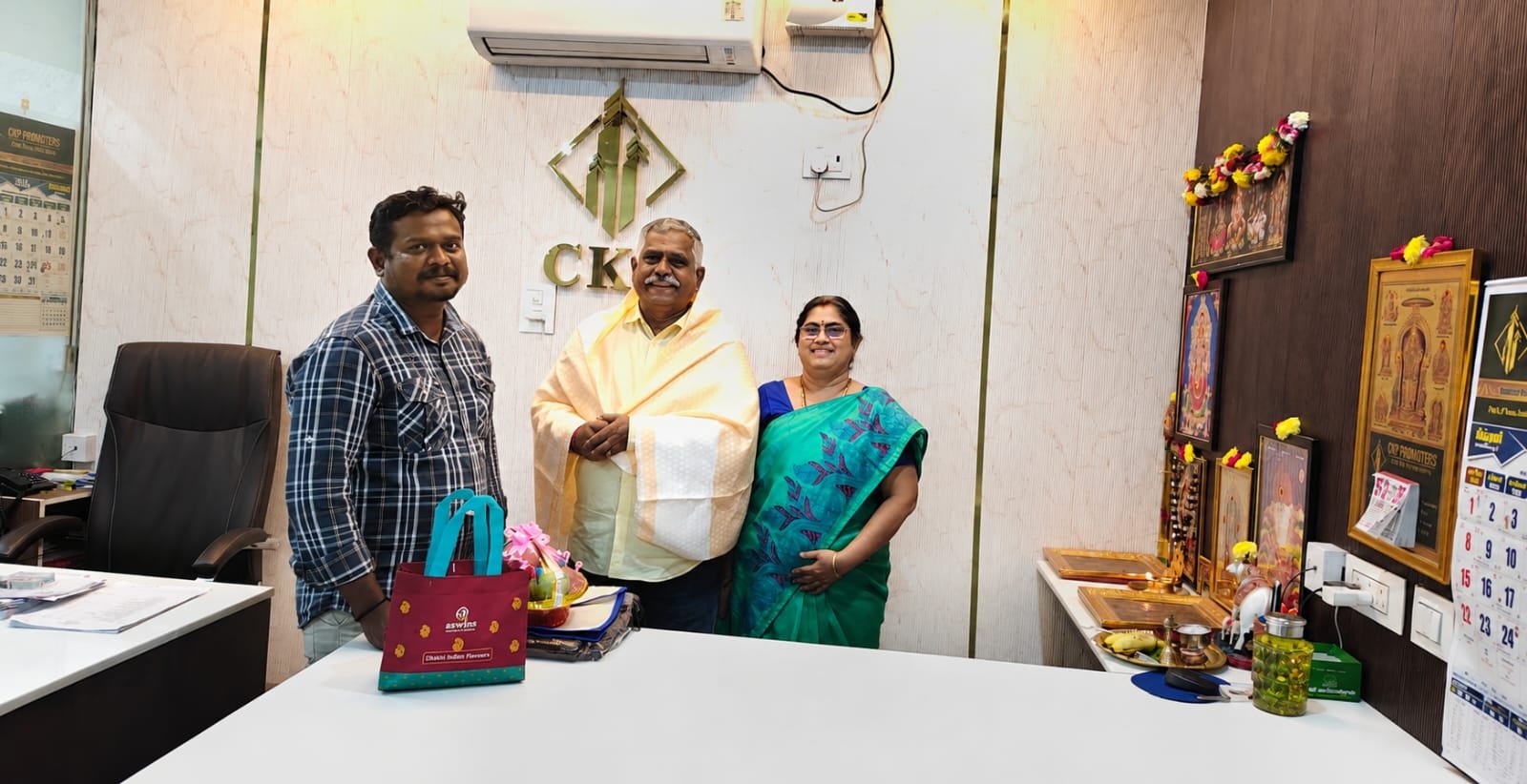 Mr. Nandhagopal - Udaiyanpatti, Trichy  CKP Castle Plot No.73