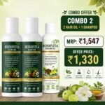 Advanced Ayurvedic Formula 2 Hair Oil + 1 Shampoo
